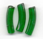 Curved, Long Green Tubes, 40x10 MM
